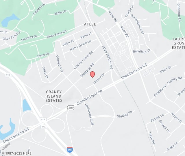 Location Map: 9113 Dickey Drive Mechanicsville, Virginia 23116