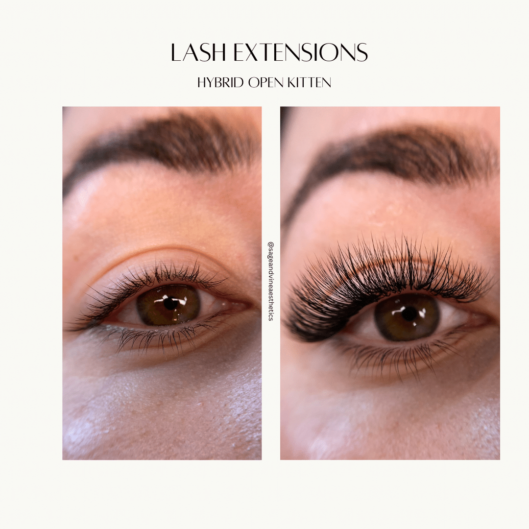 Before and After Image: Lash Lift with Tint - front